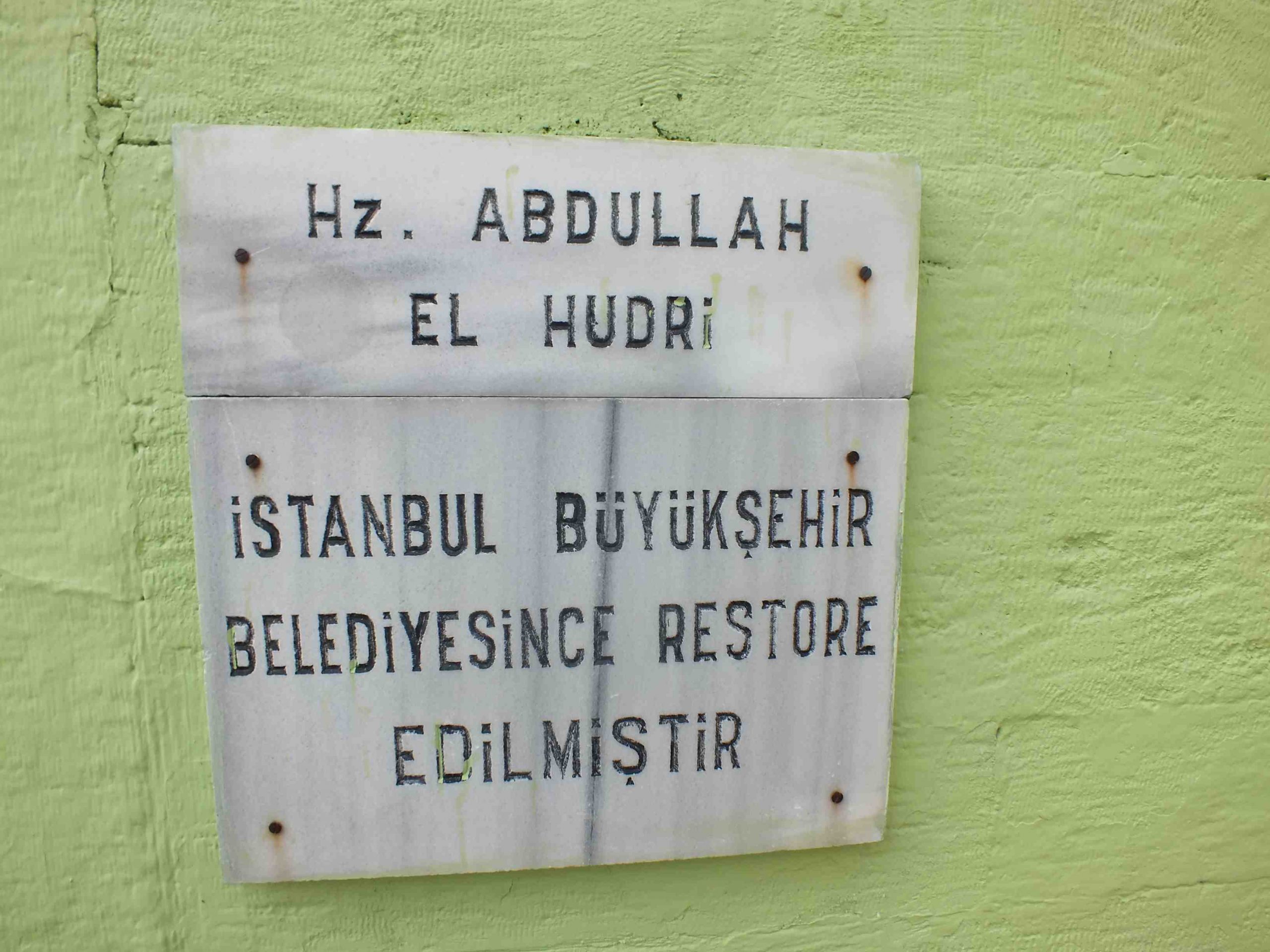 Hz. Abdullah El – Hudri (r.a.)