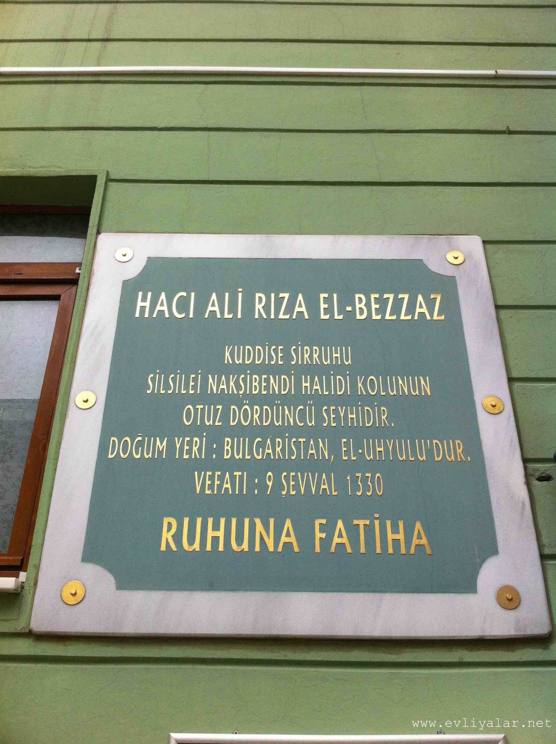 Ali Rıza Bezzaz (k.s.)