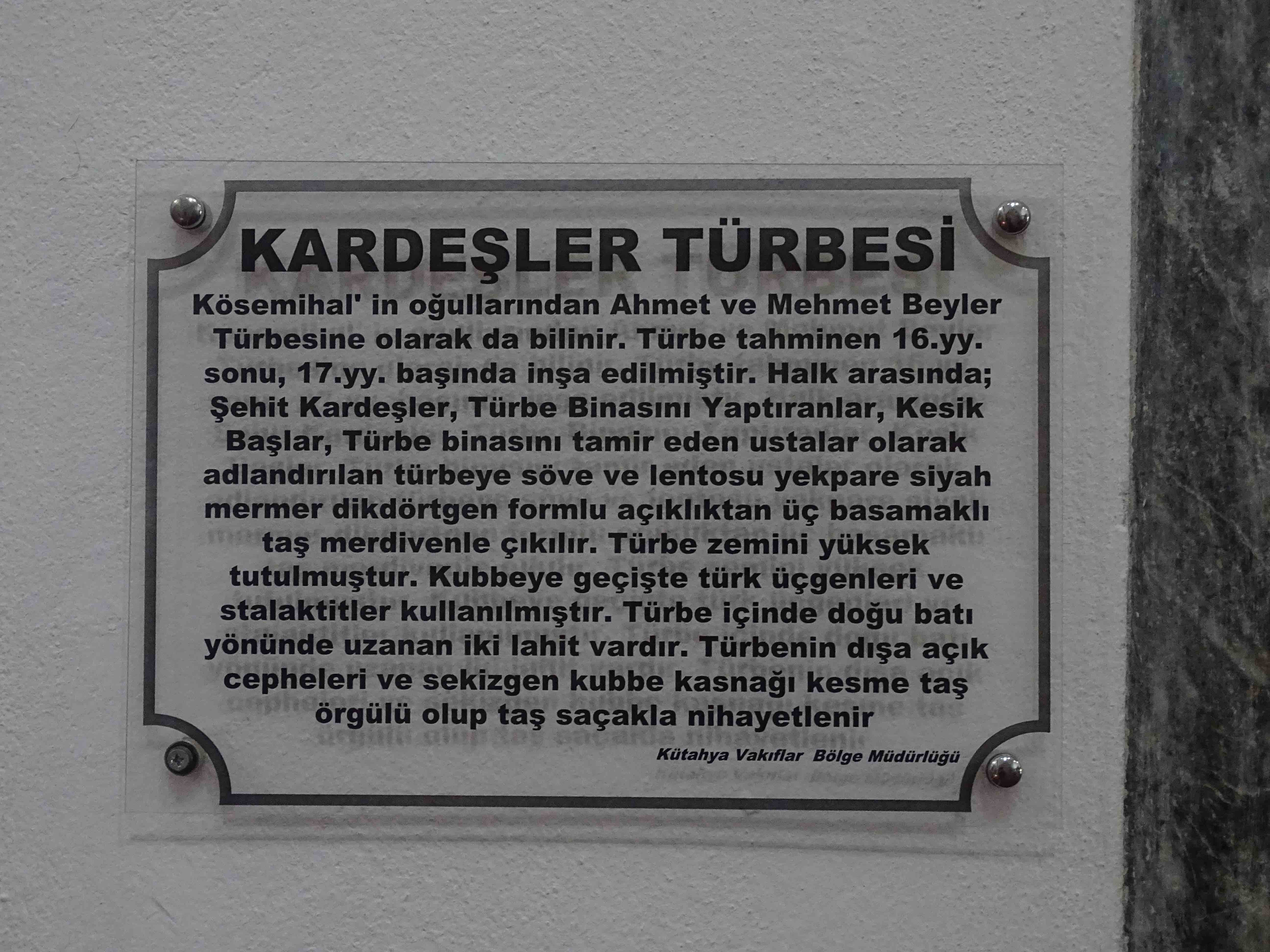 Kardeşler Türbesi