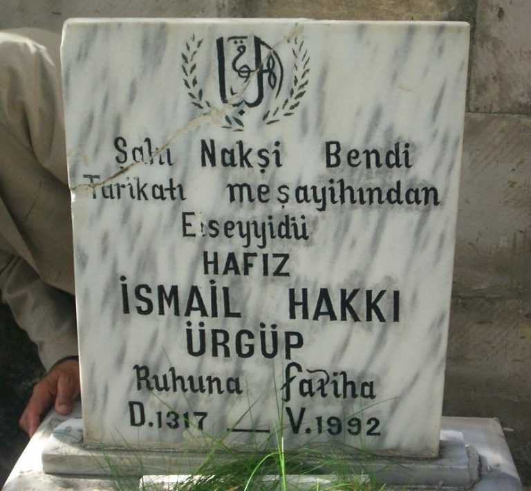 Sivaslı İsmail Hafız Hakkı Ürgübi (ks.)