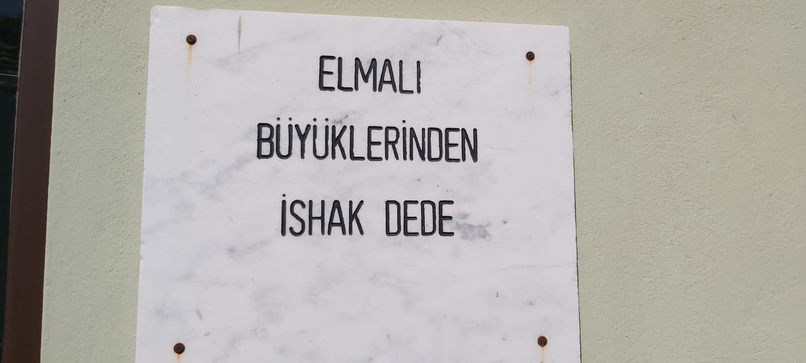 İshak Dede – Elmalı