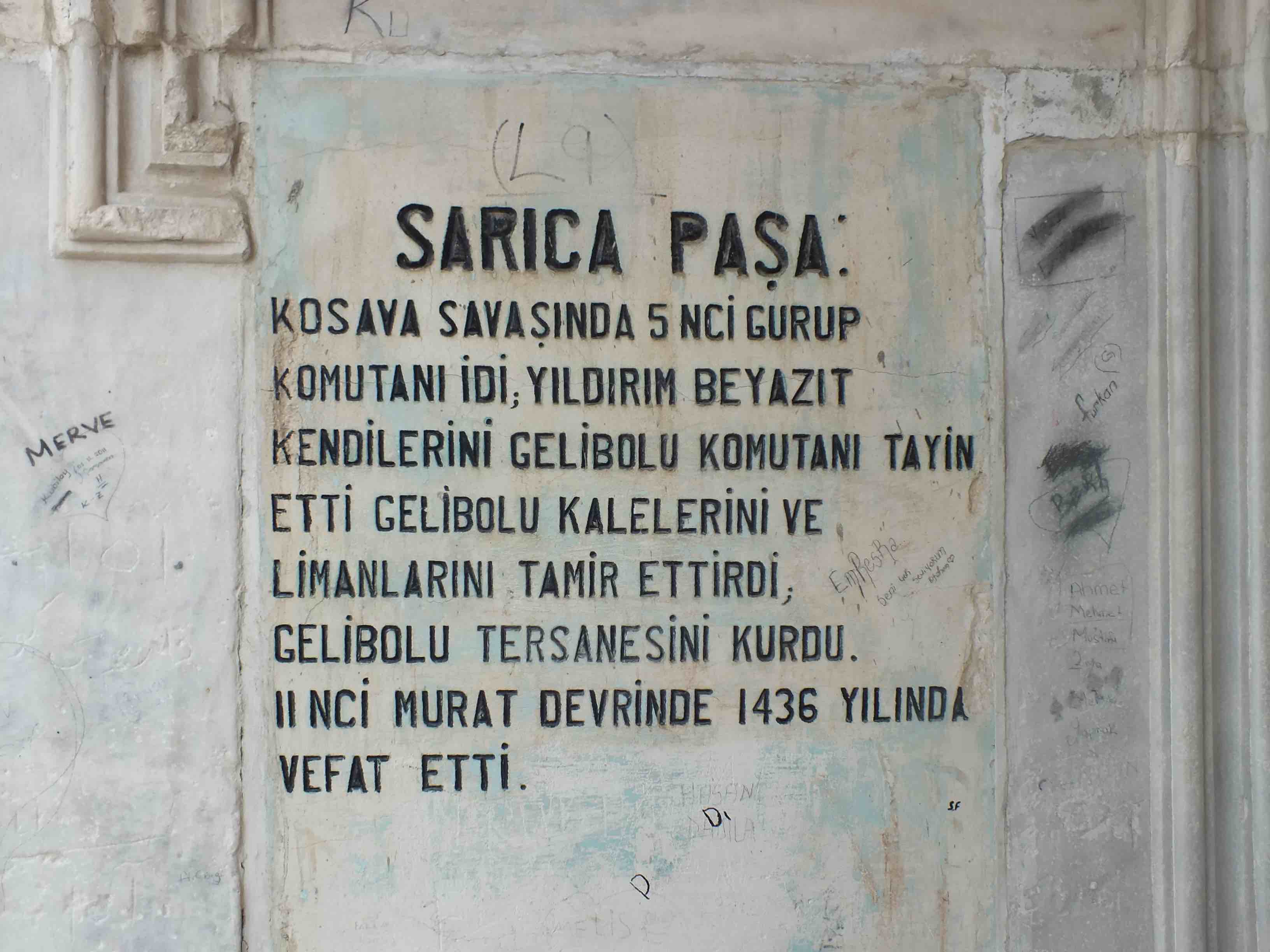 Saruca Paşa Türbesi